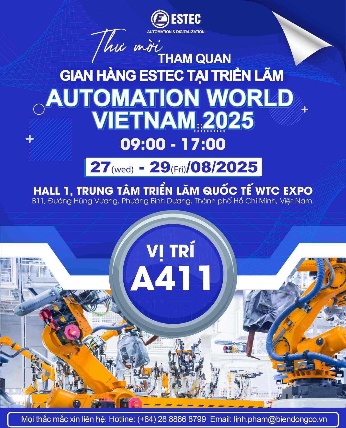 THƯ MỜI THAM DỰ TRIỂN LÃM AUTOMATION WORLD VIETNAM 2025